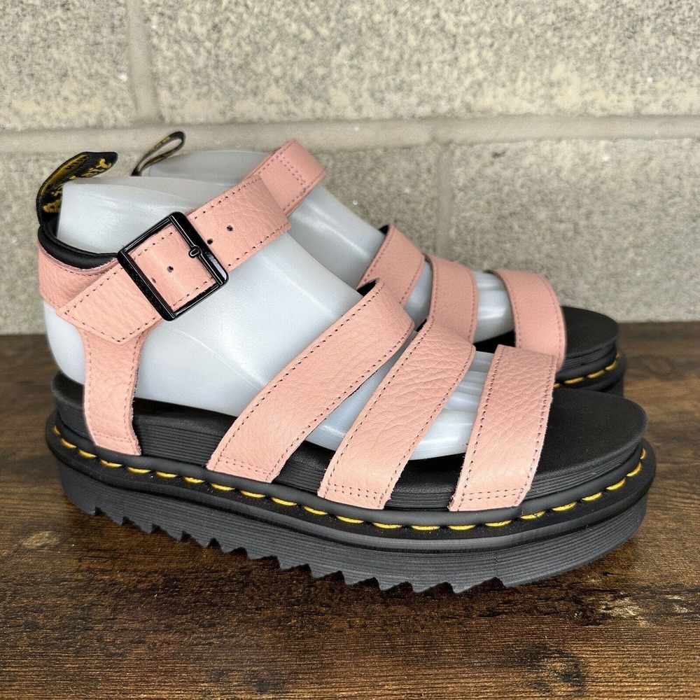 Doc Martens Women's Blaire Gladiator Sandals Coral Hydro Leather US 8 Strappy